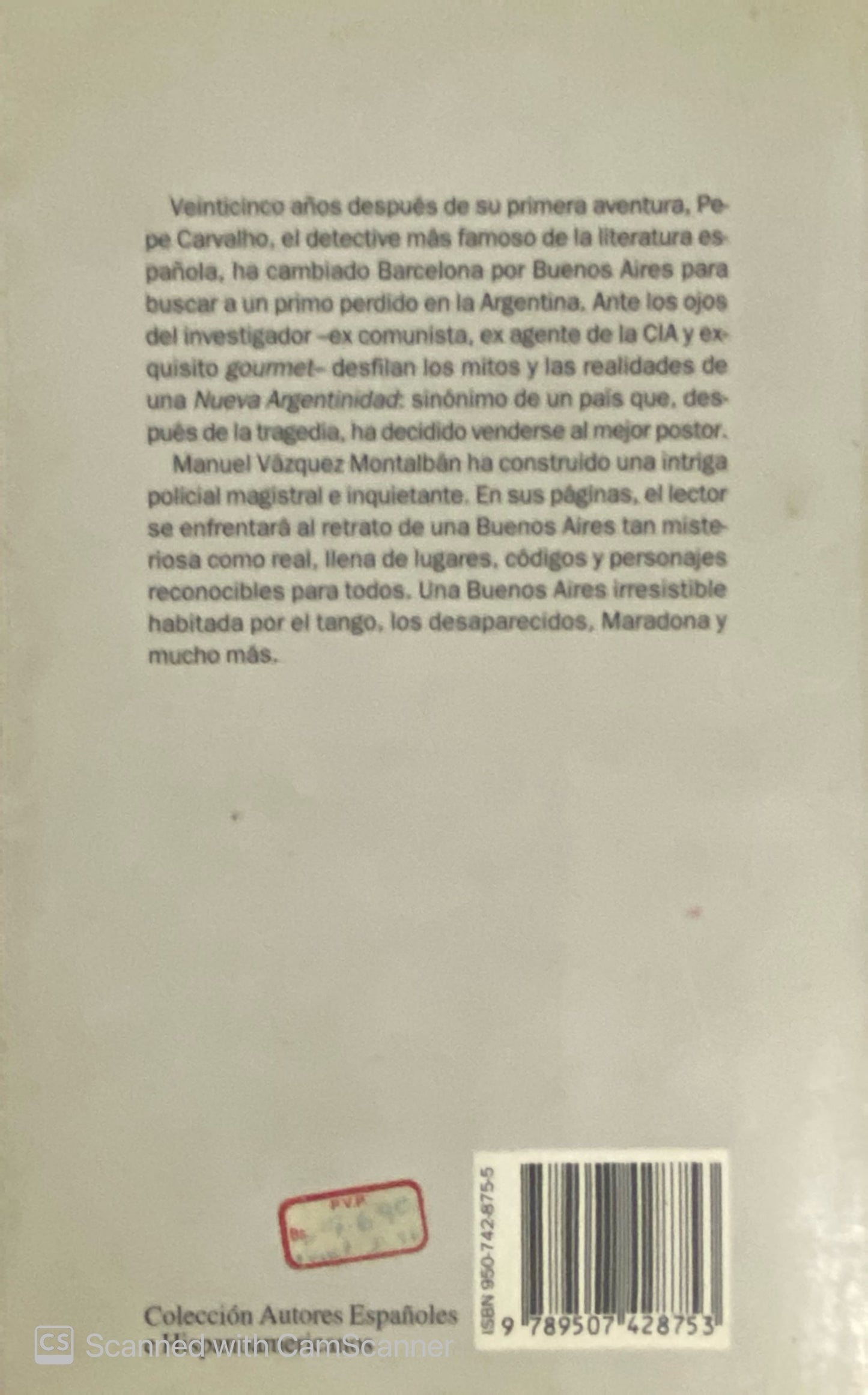 Quinteto de buenos aires | Manuel Vázquez Montalbán