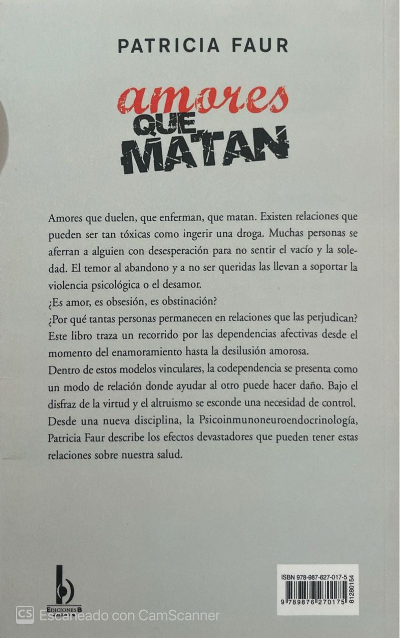 Amores que matan | Patricia Faur
