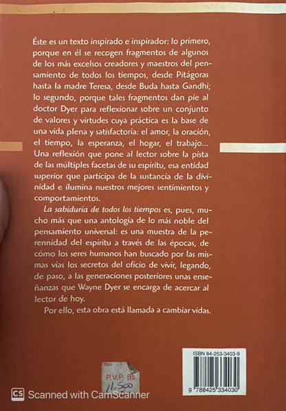 La sabiduría de todos los tiempos | Wayne W.Dyer