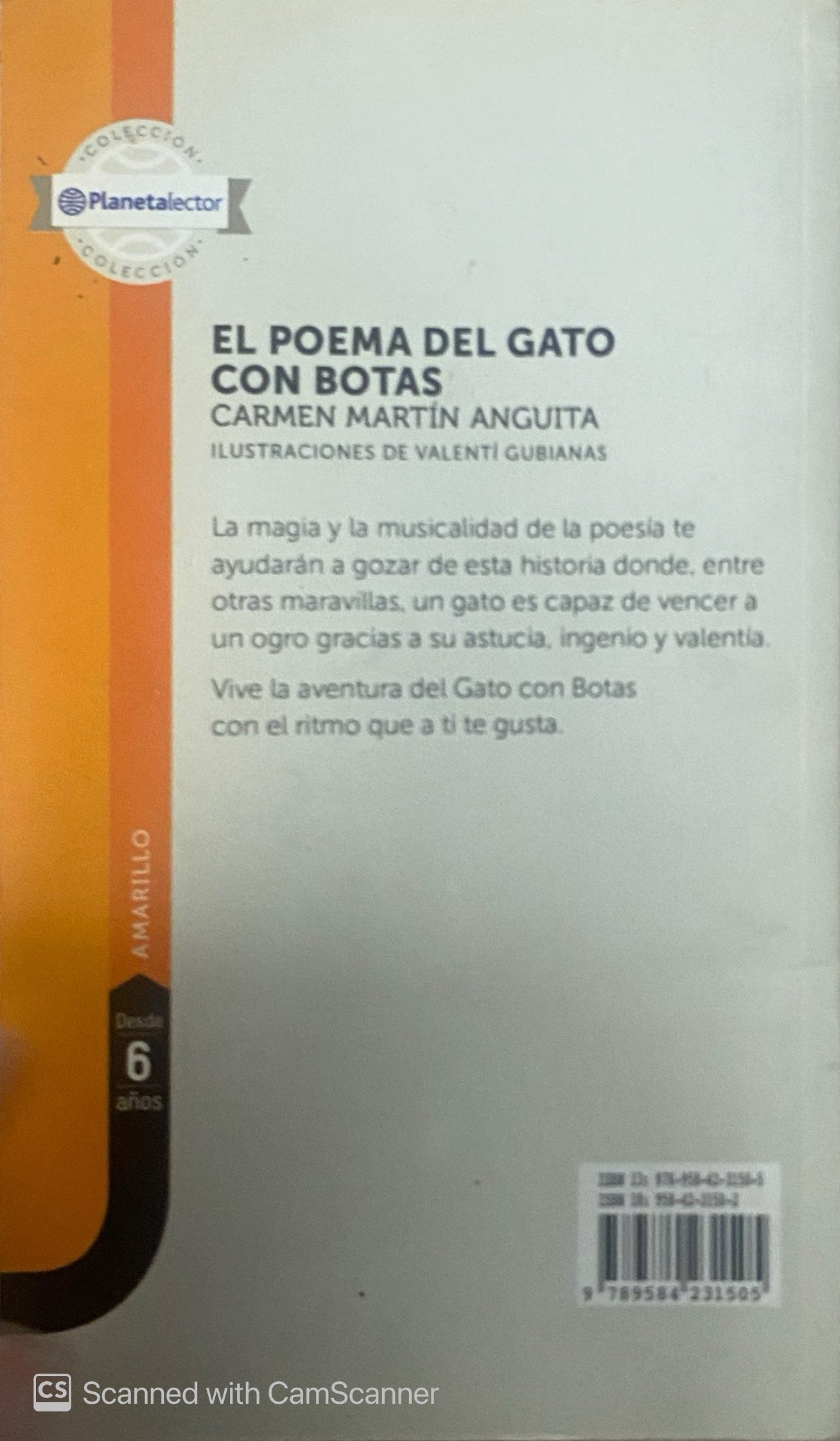 El poema del gato con Botas |  Carmen Marín Anguita