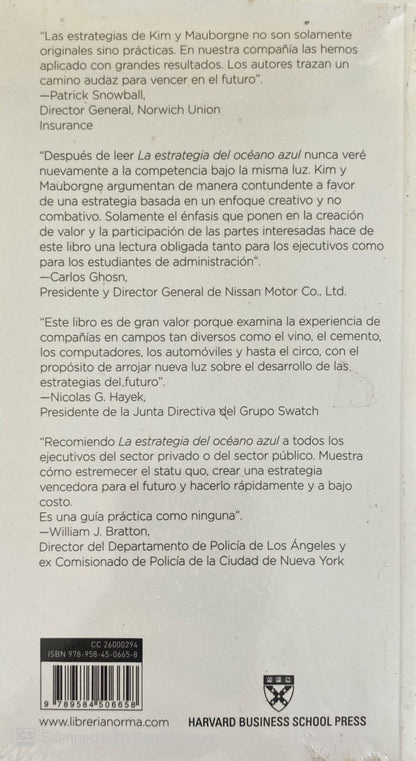 La estrategia del océano azul | W. Chan Kim