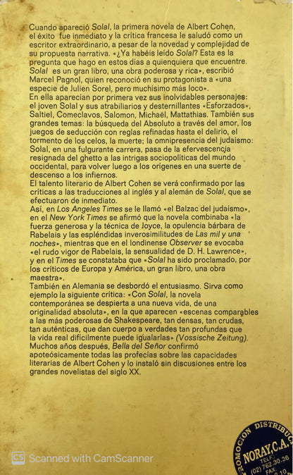 Solal | Albert Cohen