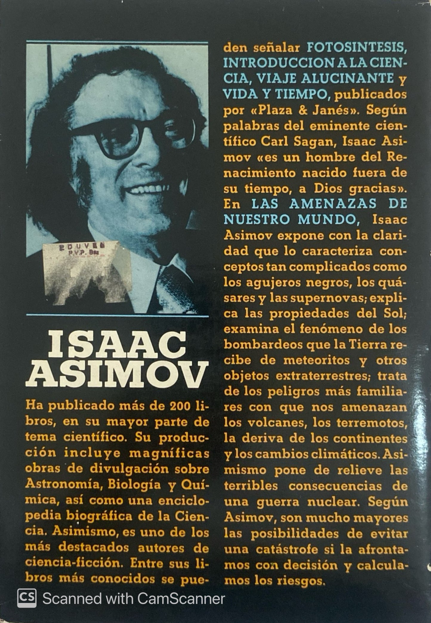 Las amenazas de nuestro mundo | Isaac Asimov