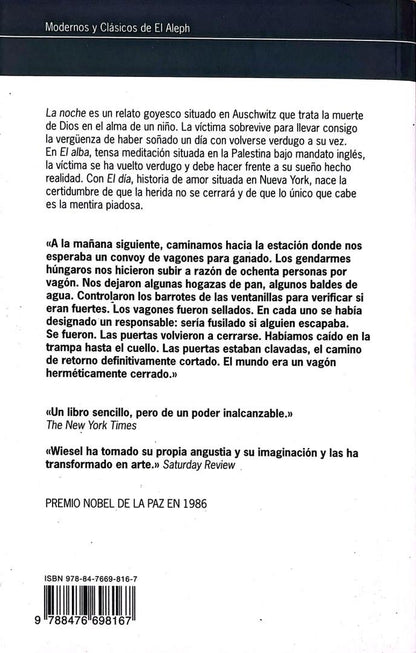 Triología de la noche | Elie Wiesel