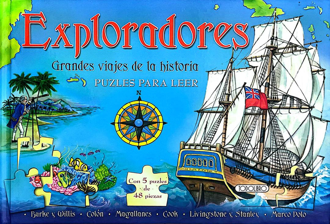 Exploradores, puzles para leer