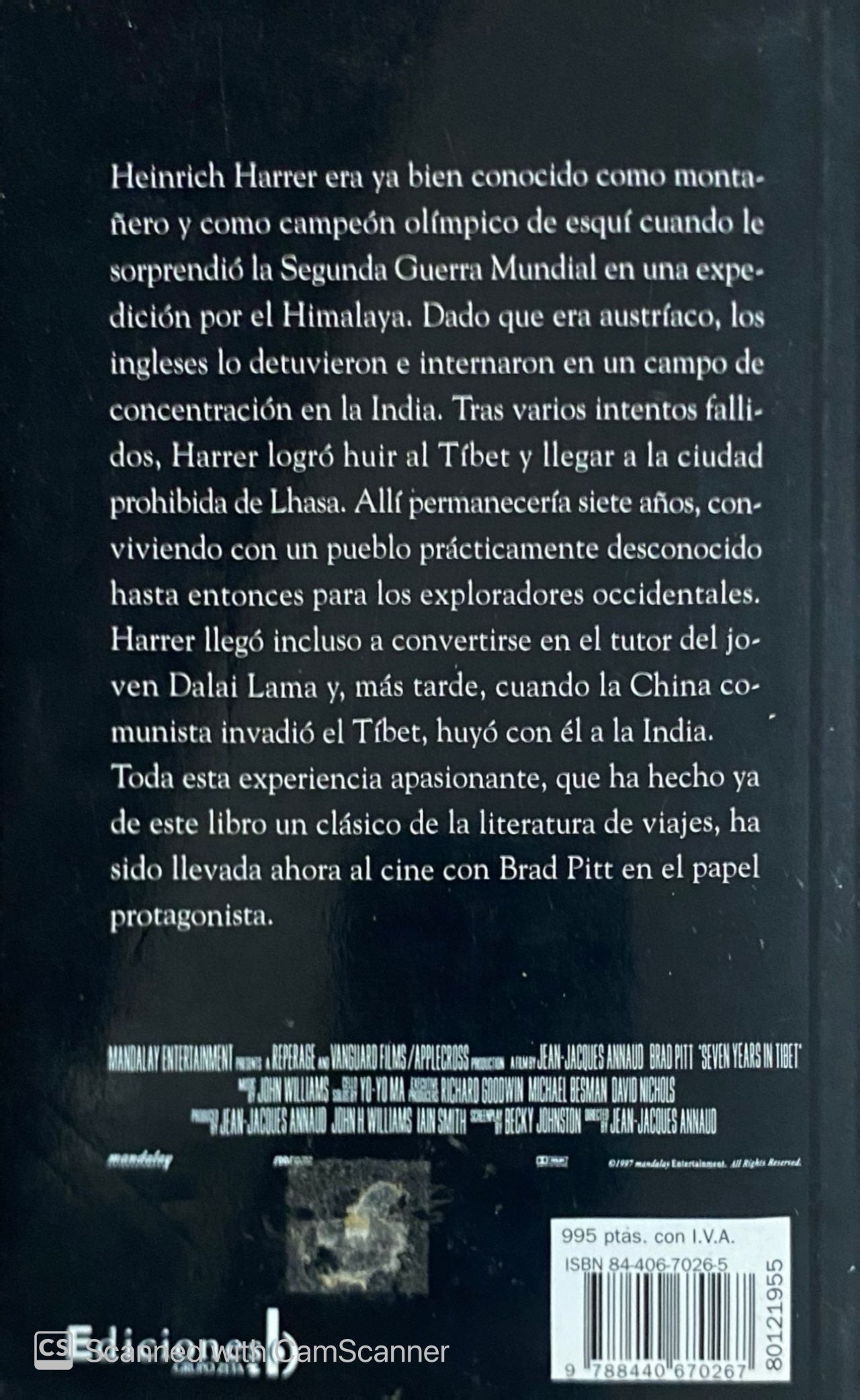Siete años en el tibet | Heinrich Harrer