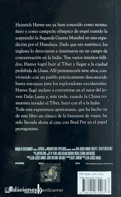 Siete años en el tibet | Heinrich Harrer