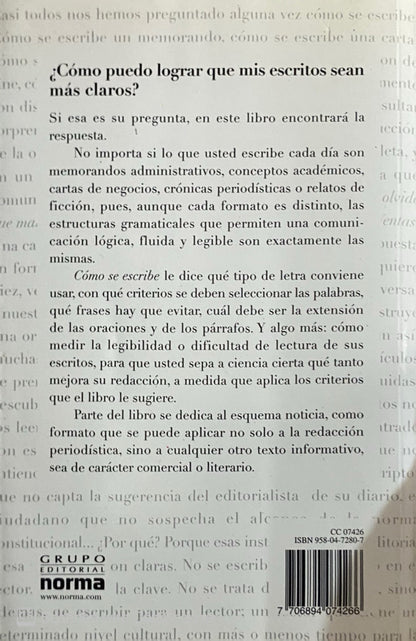 Cómo se escribe | Fernando Ávila