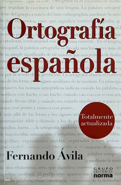 Ortografía española | Fernando Ávila