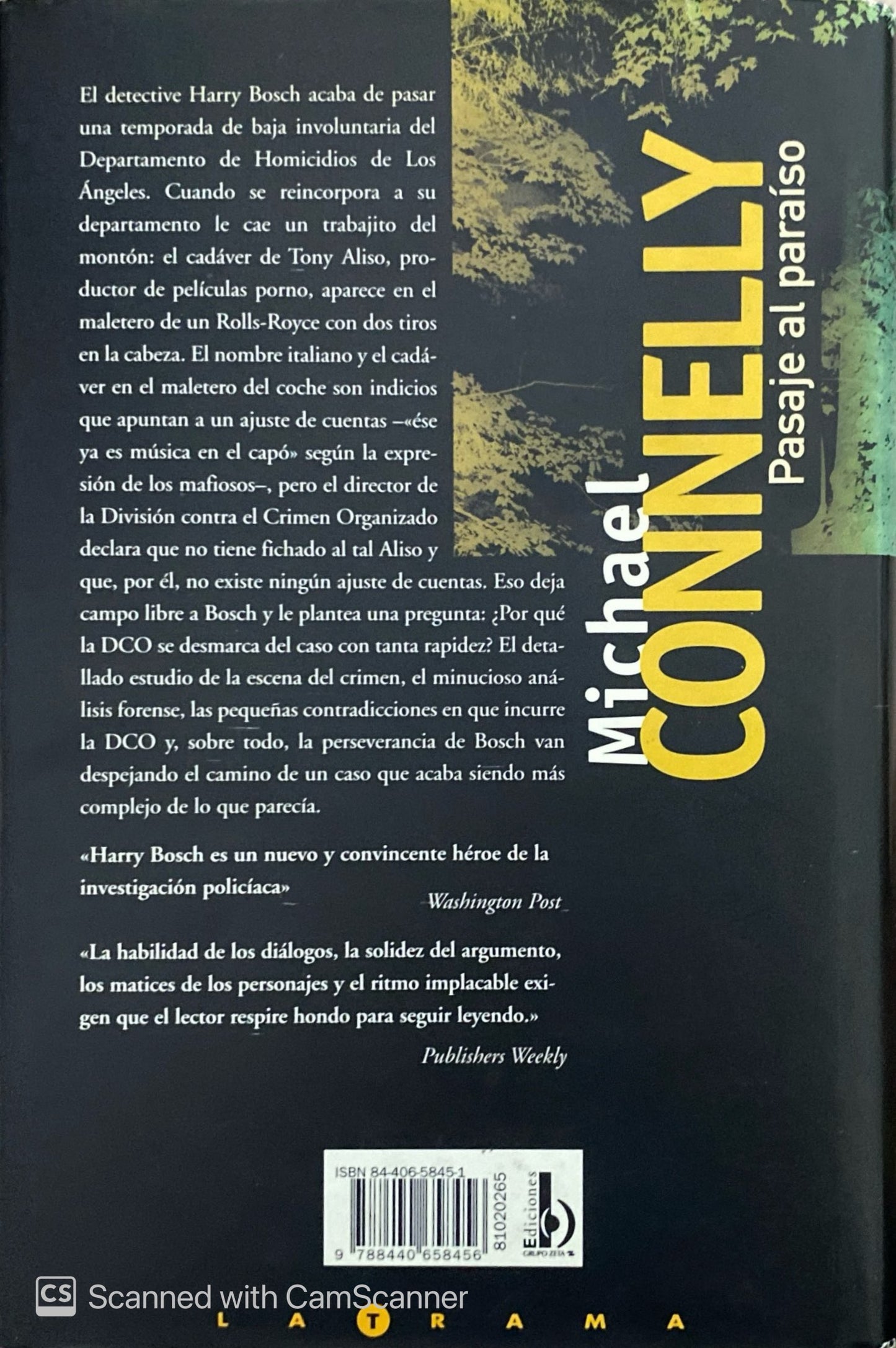 Pasaje al paraíso | Michael Connelly