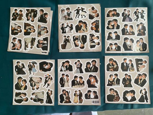 Stickers motivo de Jane Austen