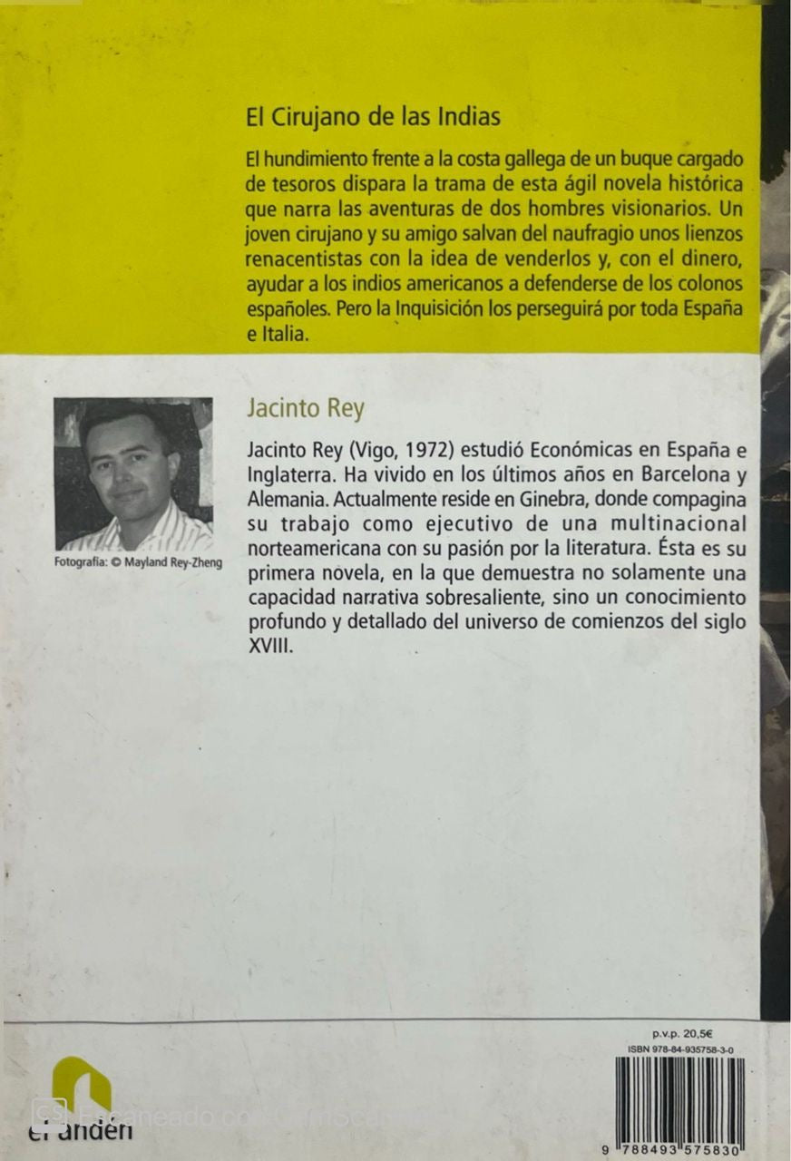 El cirujano de las indias | Jacinto Rey