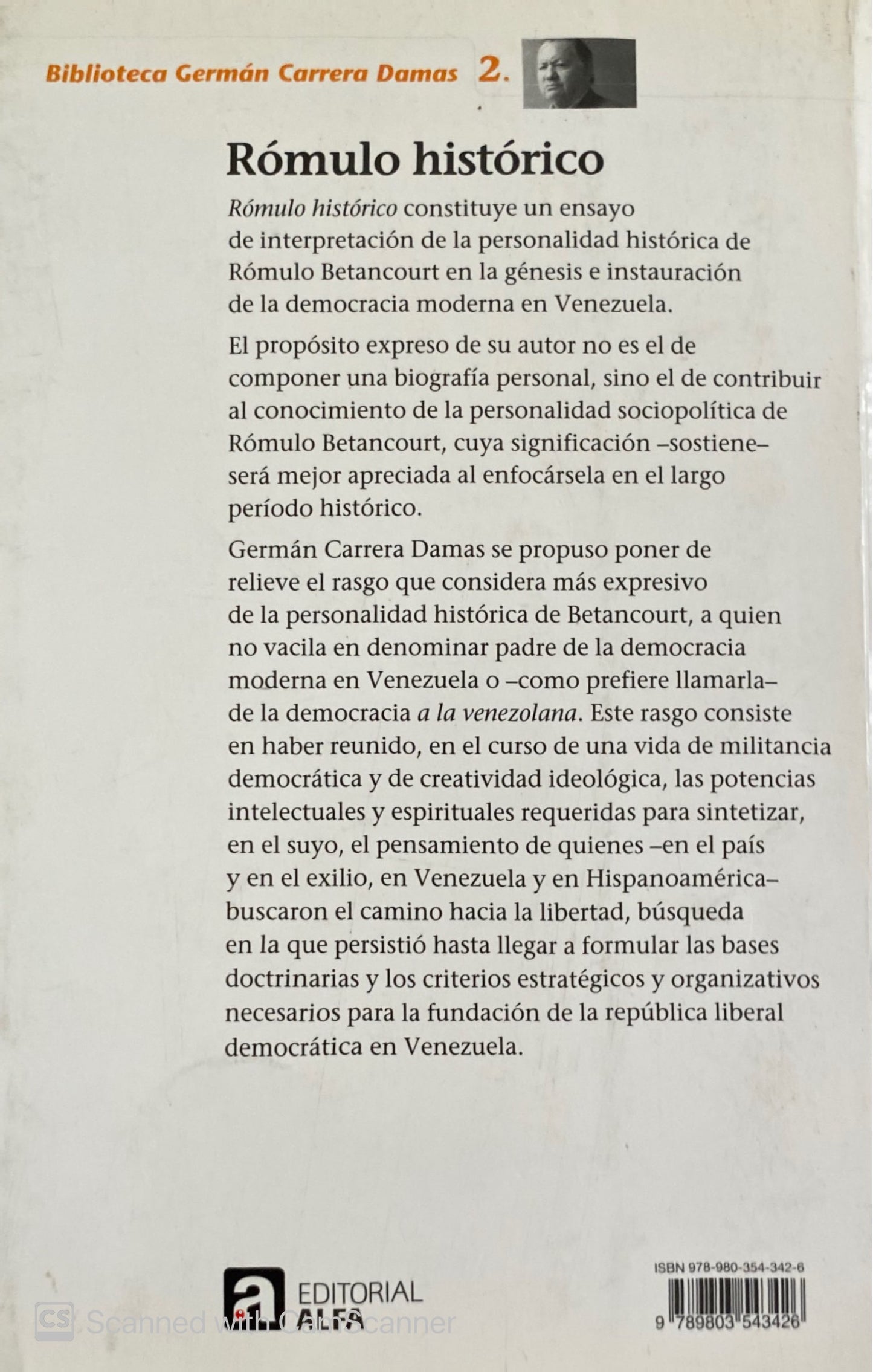 Rómulo histórico | Germán Carrera Damas