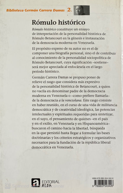 Rómulo histórico | Germán Carrera Damas