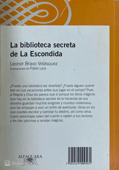 La biblioteca secreta de la Escondida | Leonor Bravo Velásquez
