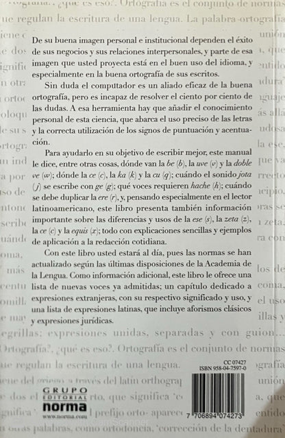 Ortografía española | Fernando Ávila