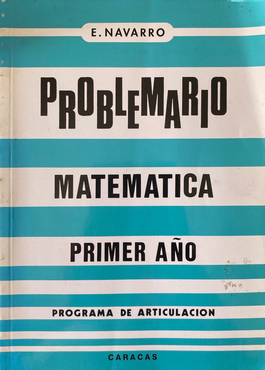 Problemario matematica 1er año Navarro