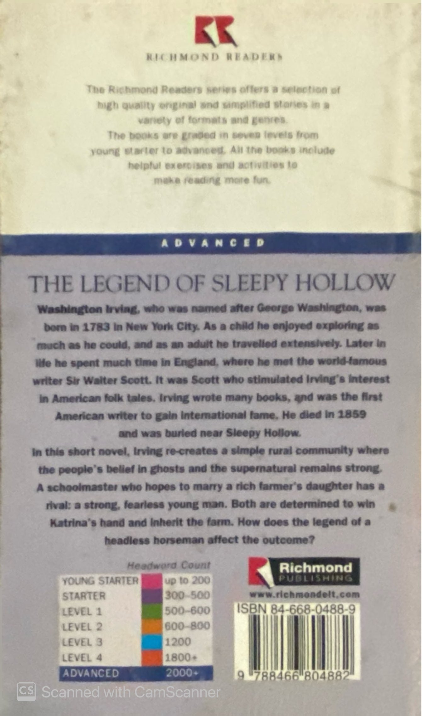 The legend of Sleepy Hollow | Washington Irving