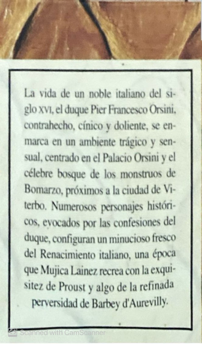 Bomarzo | Manuel Mujica Lainez