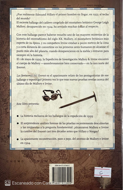Los fantasmas del everest | Jochen Hemmleb, Larry Johnson y Eric Simonson