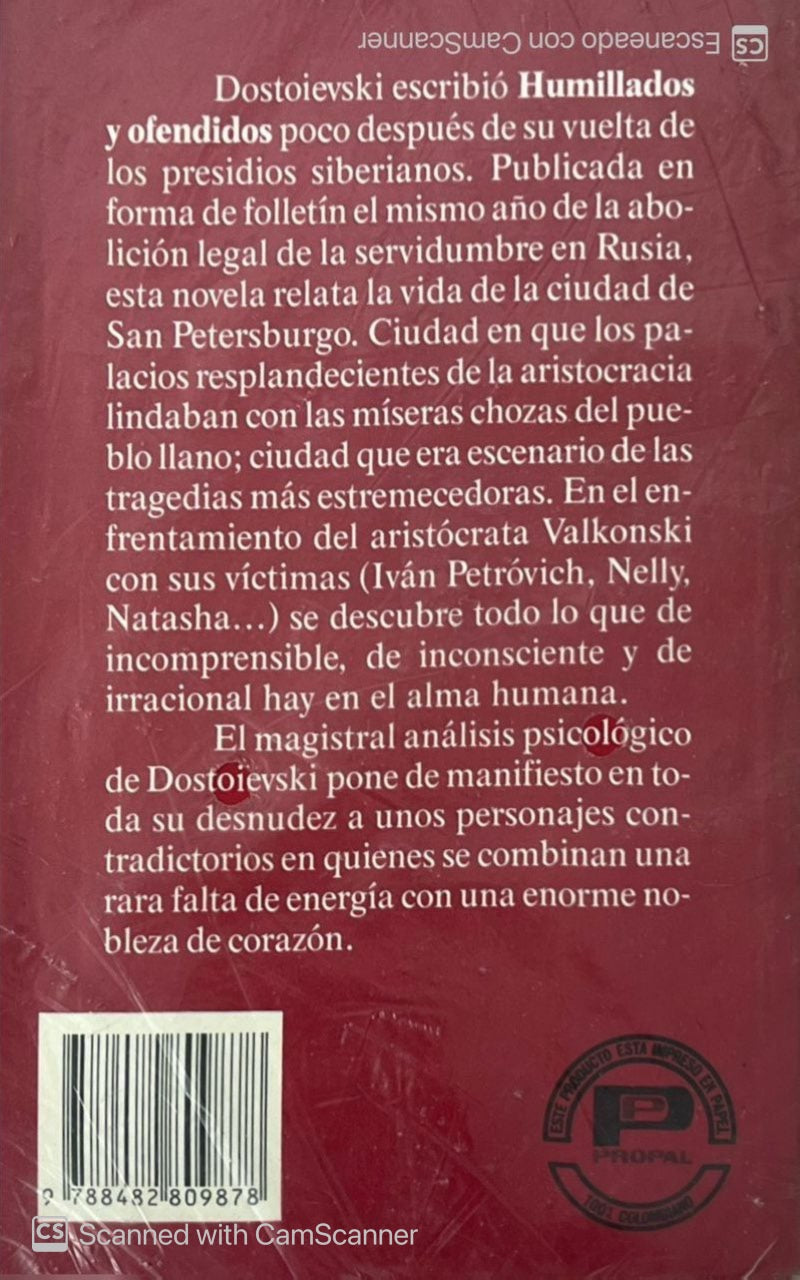 Humillados y ofendidos | Fedor Dostoievski