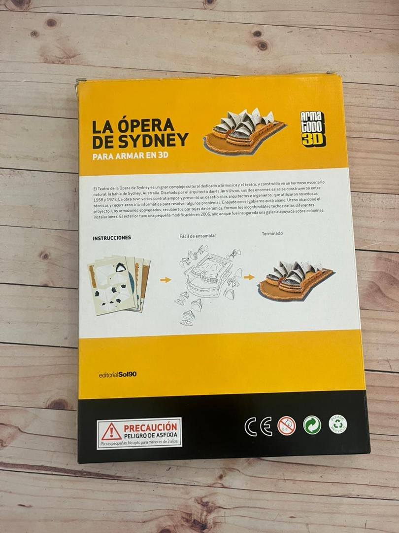 Rompecabeza 3D Opera de Sidney