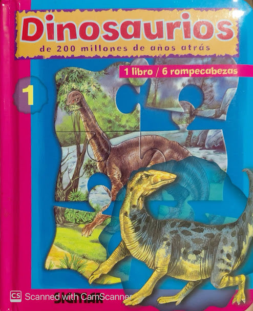 Cuento con rompecabezas Dinosaurios