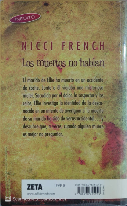 Los muertos no hablan | Nicci French