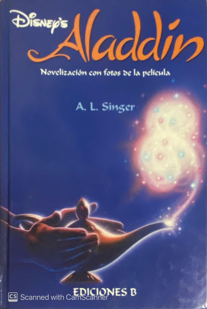 Aladdín novelización con fotos de la película