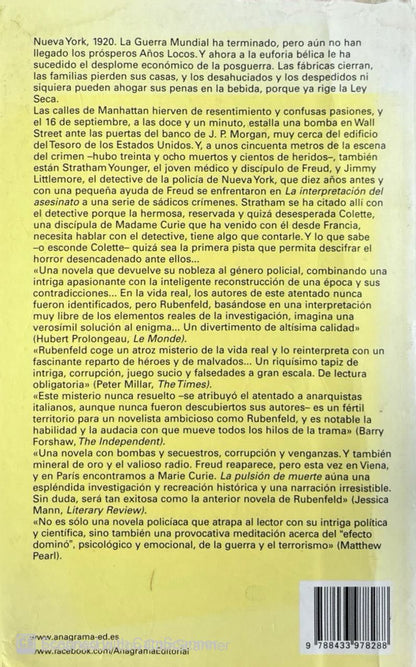 La pulsión de muerte | Jed Rubenfeld