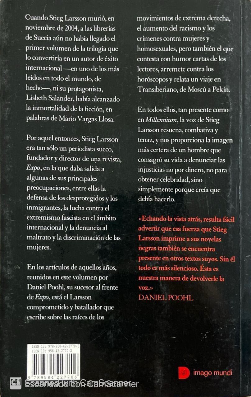 La voz y la furia | Stieg Larsson