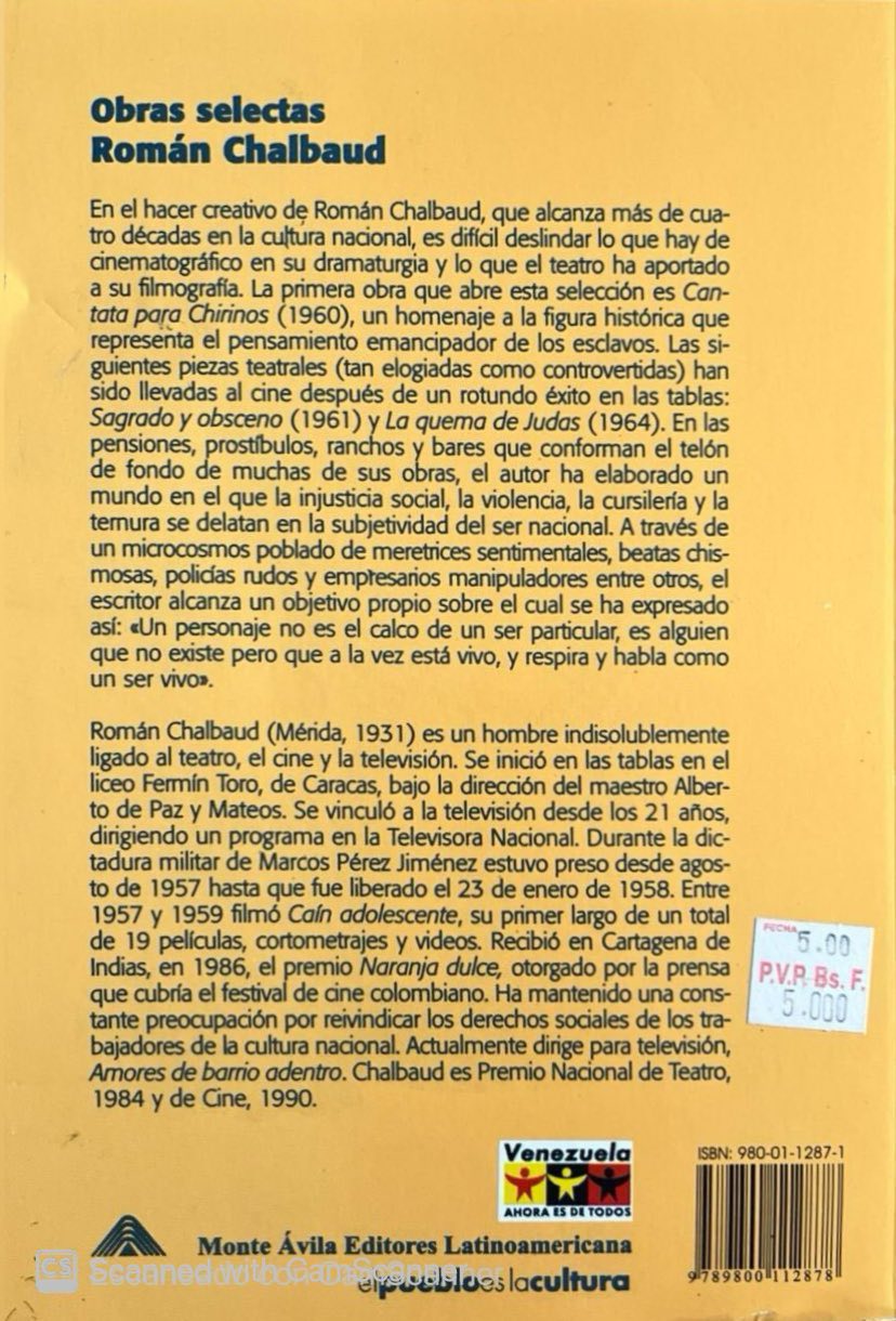 Obras selectas | Román Chalbaud