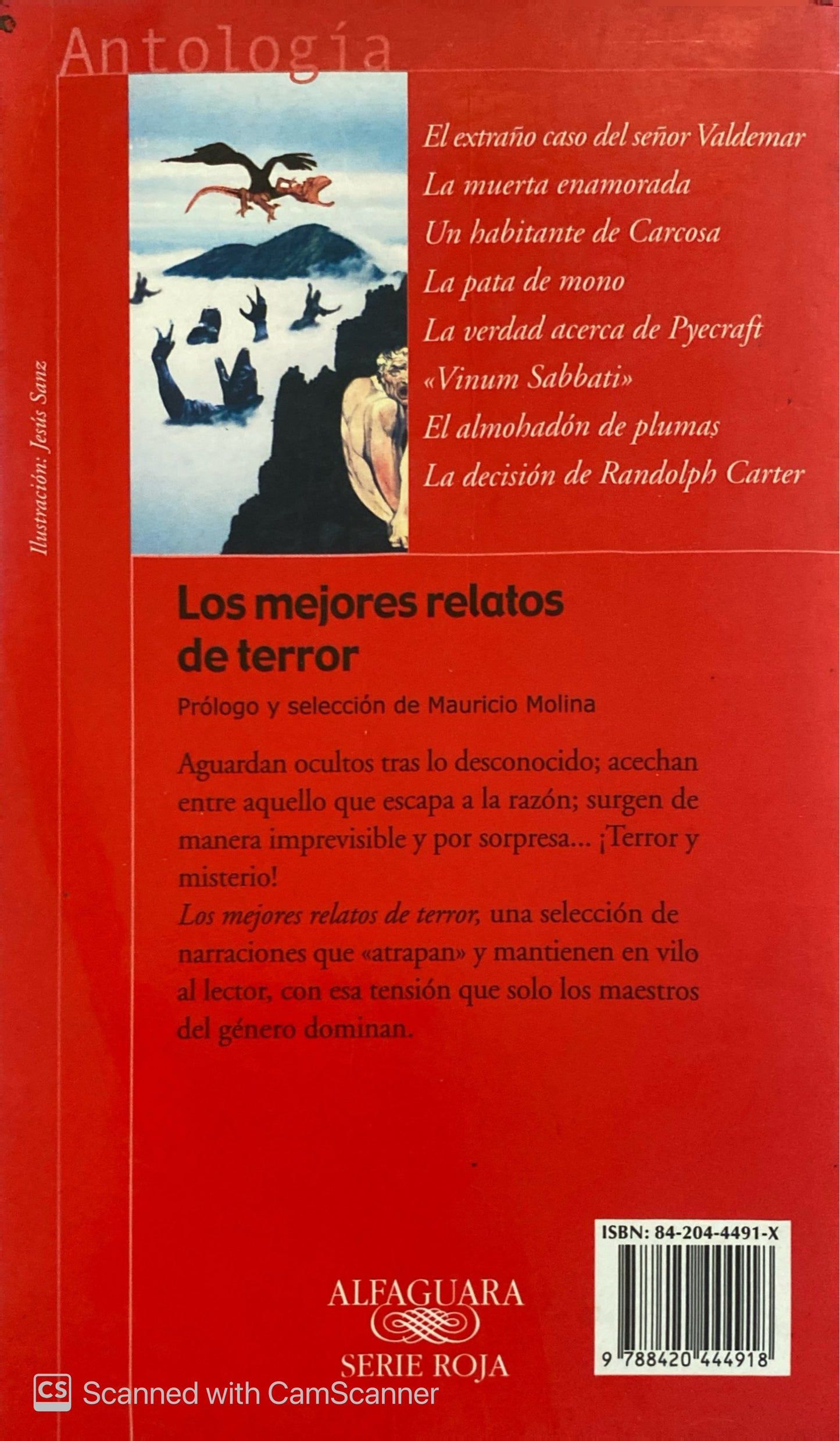 Antología Los mejores relatos de terror