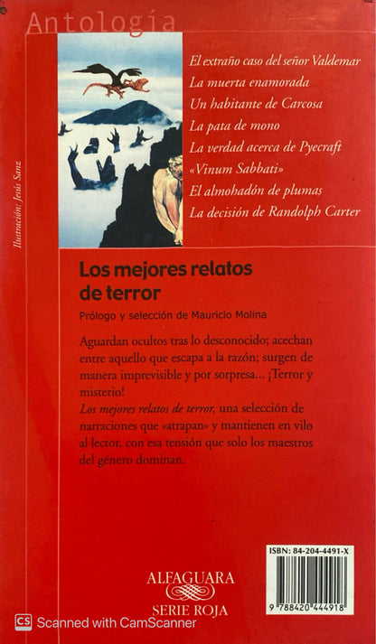 Antología Los mejores relatos de terror