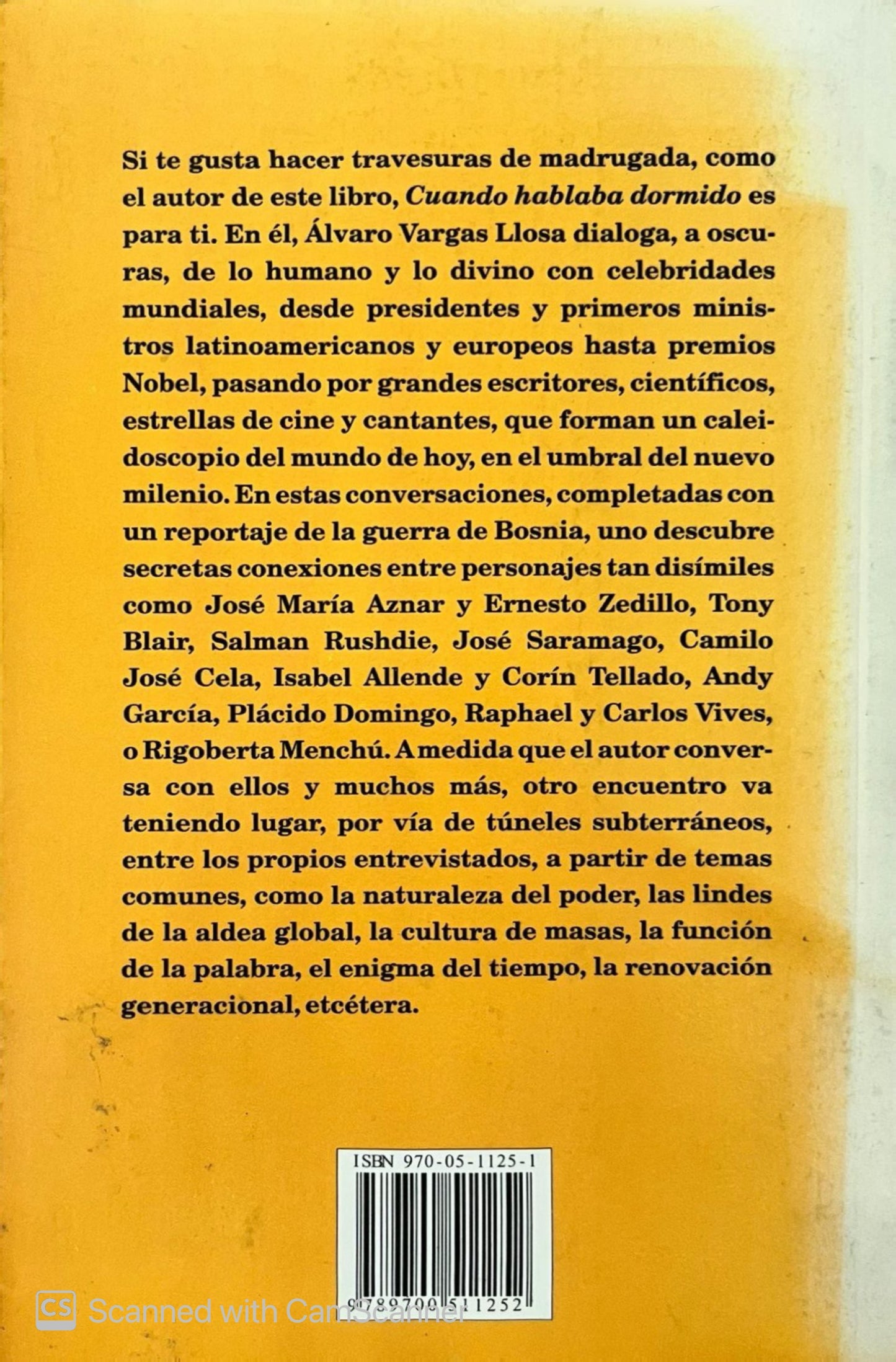 Cuando hablaba dormido|Álvaro Vargas Llosa