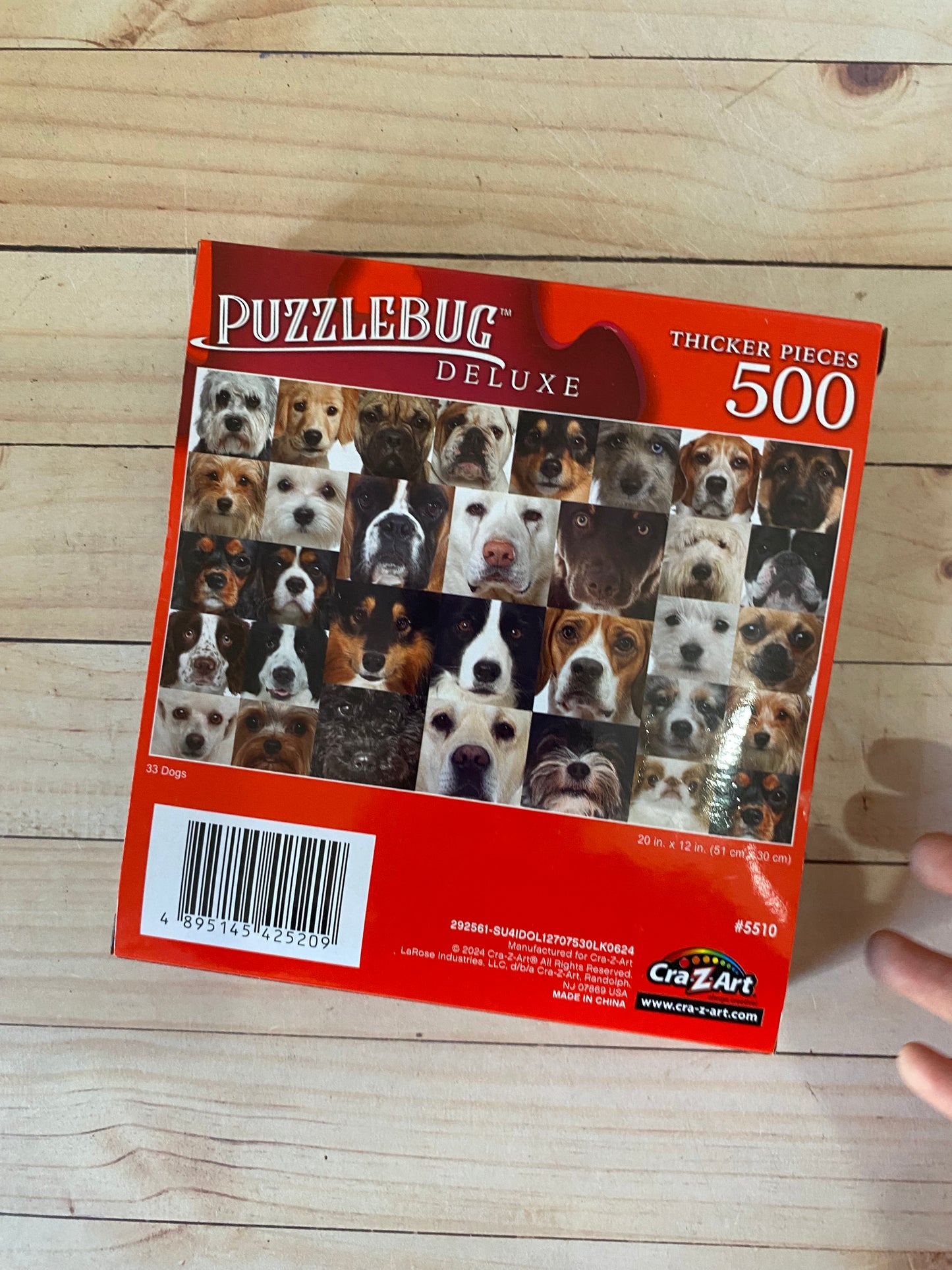 Rompecabeza de 500 piezas collage perros