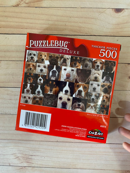 Rompecabeza de 500 piezas collage perros