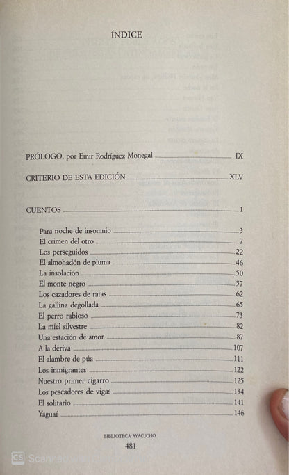 Cuentos | Horacio Quiroga