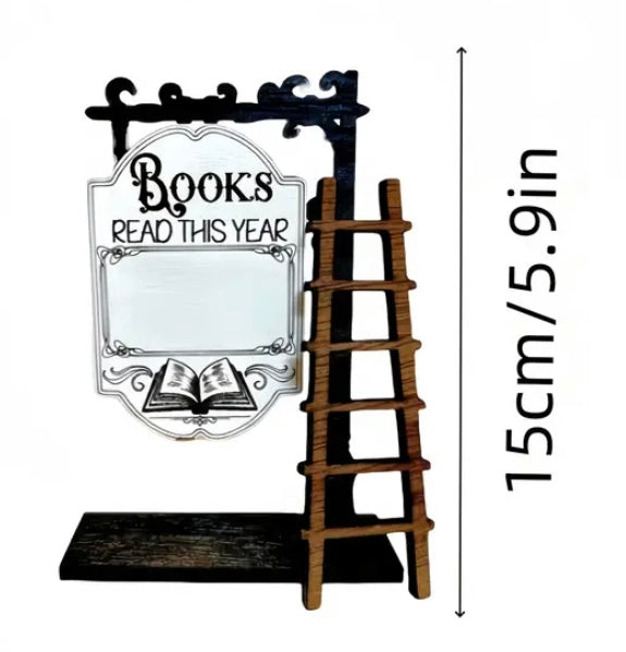 Decoración para biblioteca “Books read this year”