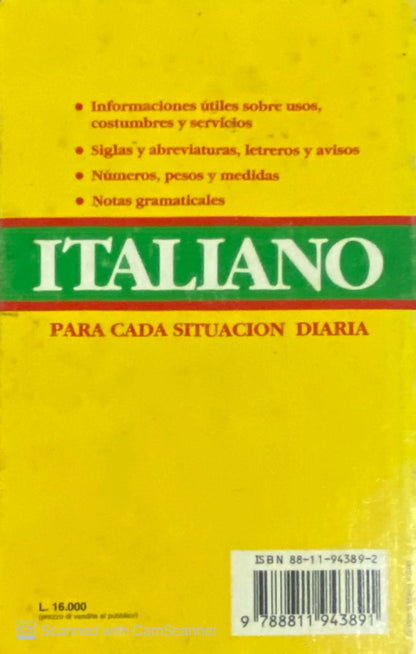 Manual de conversación de italiano