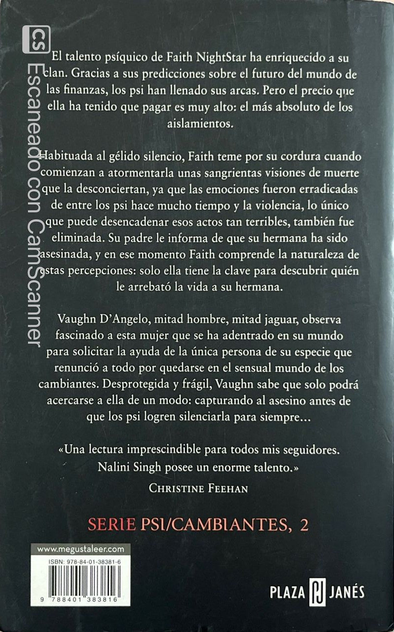 La noche del jaguar | Nalini Singh