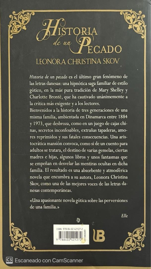 Historia de un pecado | Leonora Christina Skov