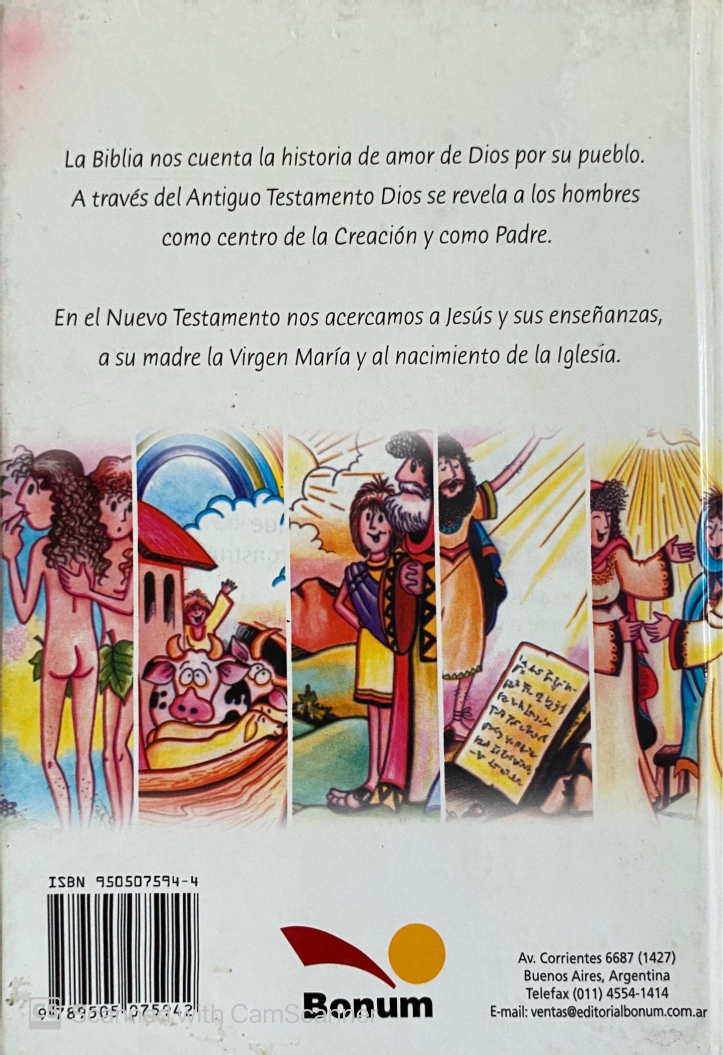 La biblia contada a los niños