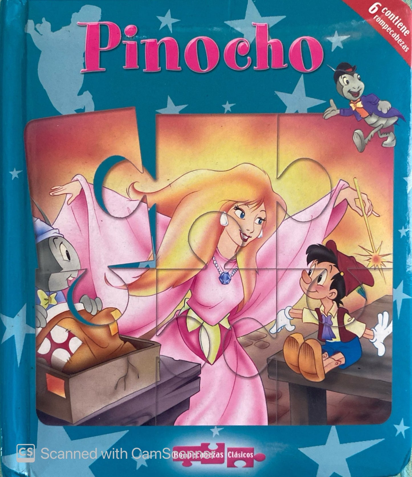 Cuento con rompecabezas Pinocho