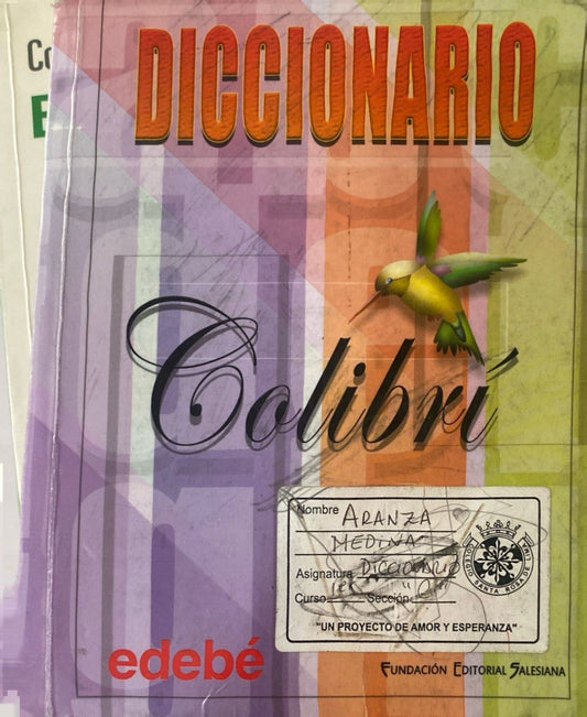 Diccionario colibrí