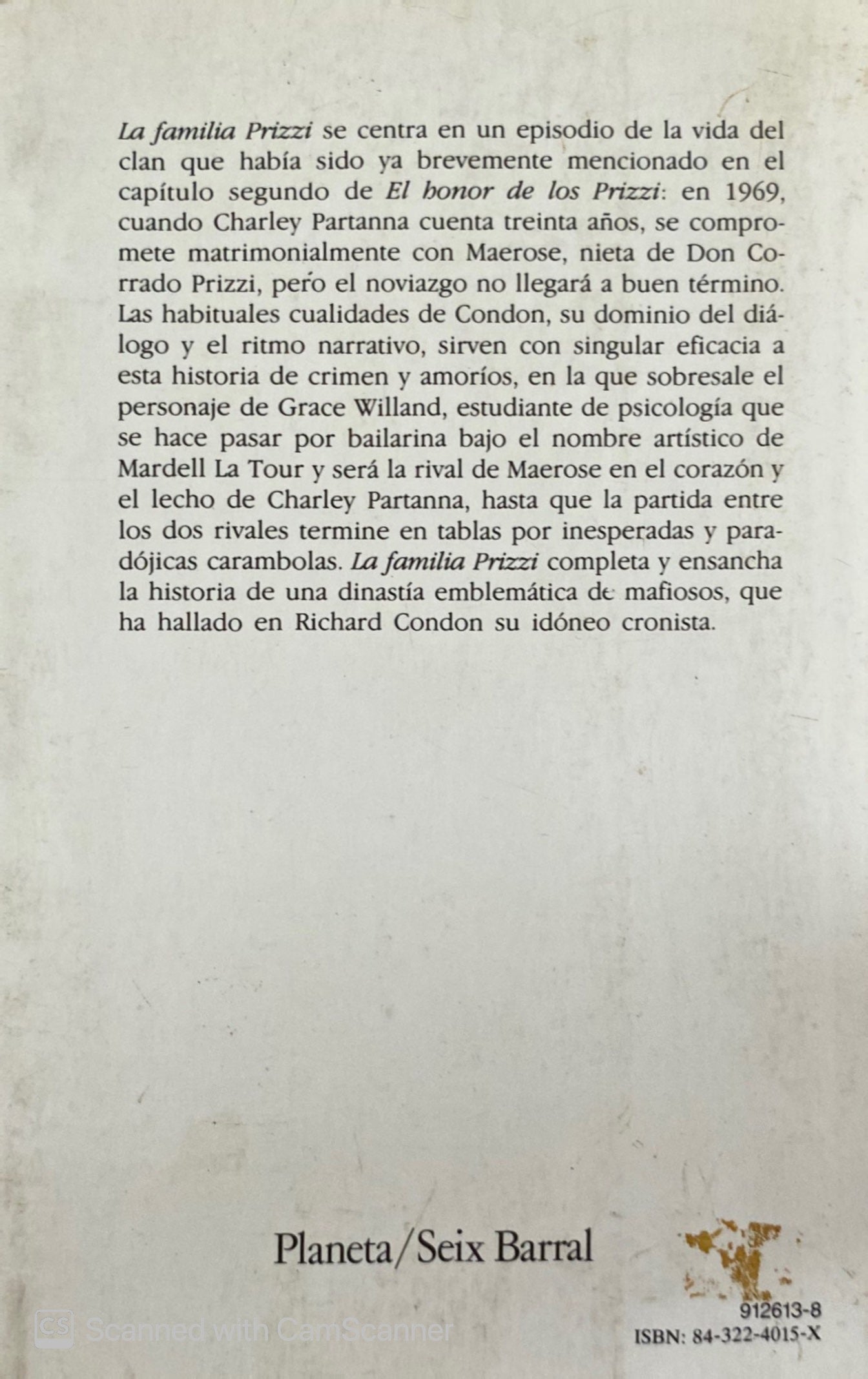 La famillia Prizzi | Richard Condon