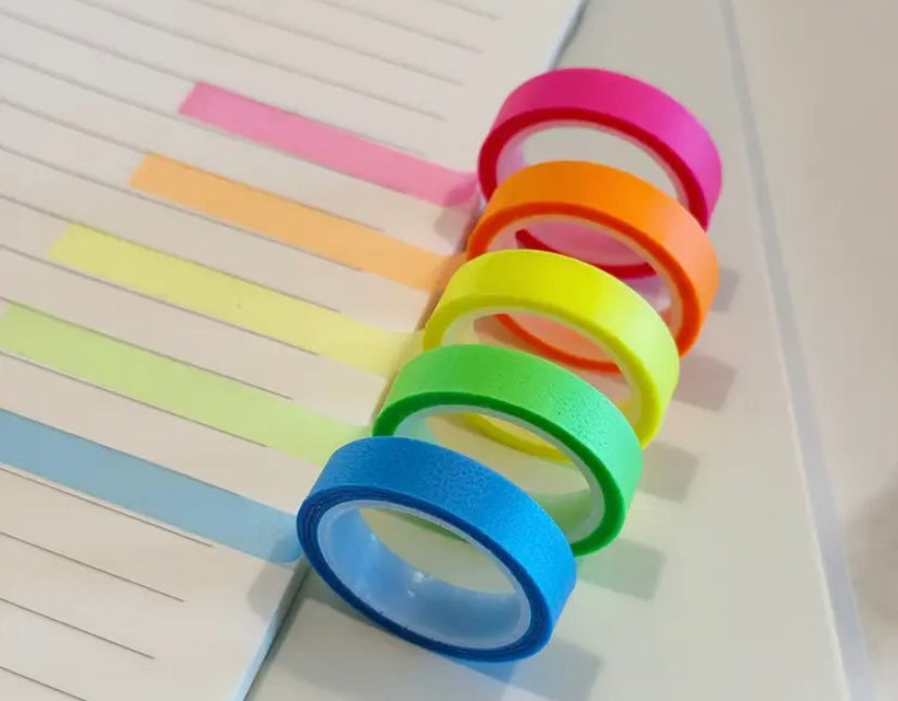 Cinta resaltadora para libros