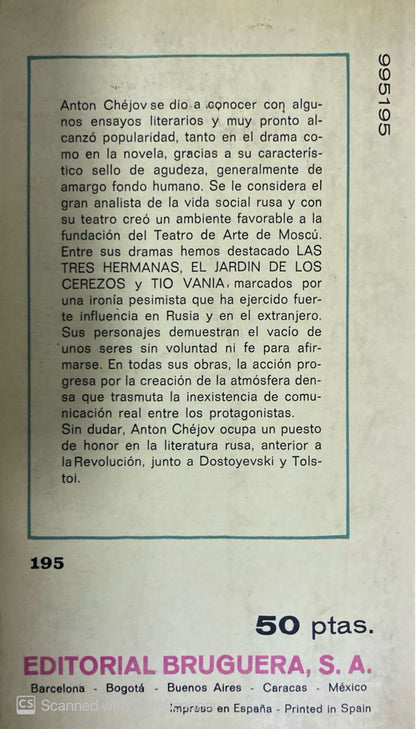 Las tres hermanas / El jardin de los cerezos / Tio Vania | Anton Chévoj