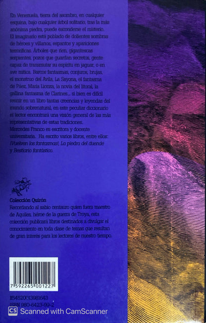 Diccionario de fantasmas, miesterios y leyendas de Venezuela