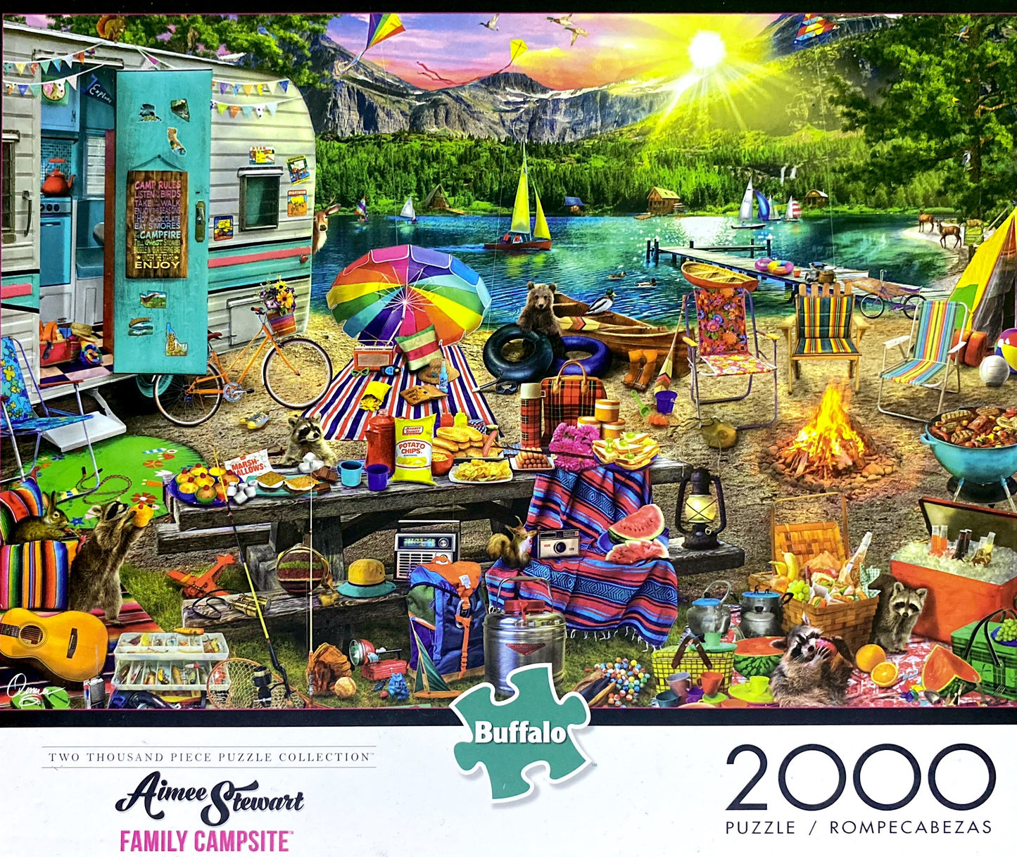 Rompecabeza 2000 Piezas Family Campsite